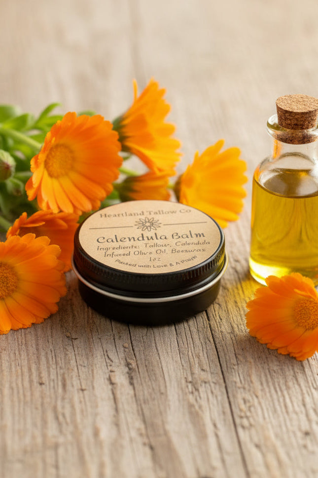 Soothing Calendula Tallow Balm - 1oz