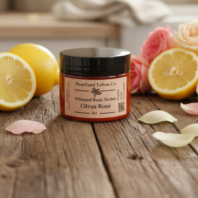 Citrus Rose Whipped Body Butter - 1 oz