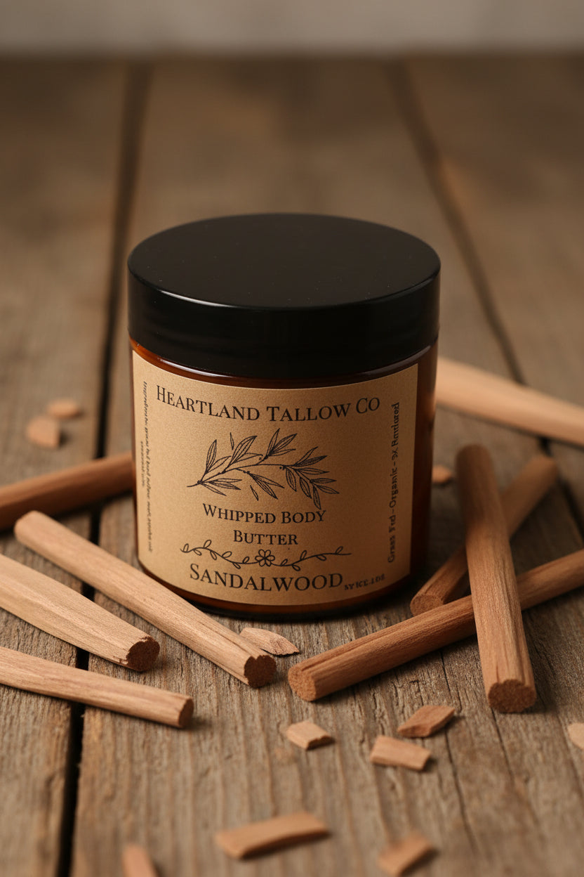 Sandalwood Whipped Body Butter - 4 oz