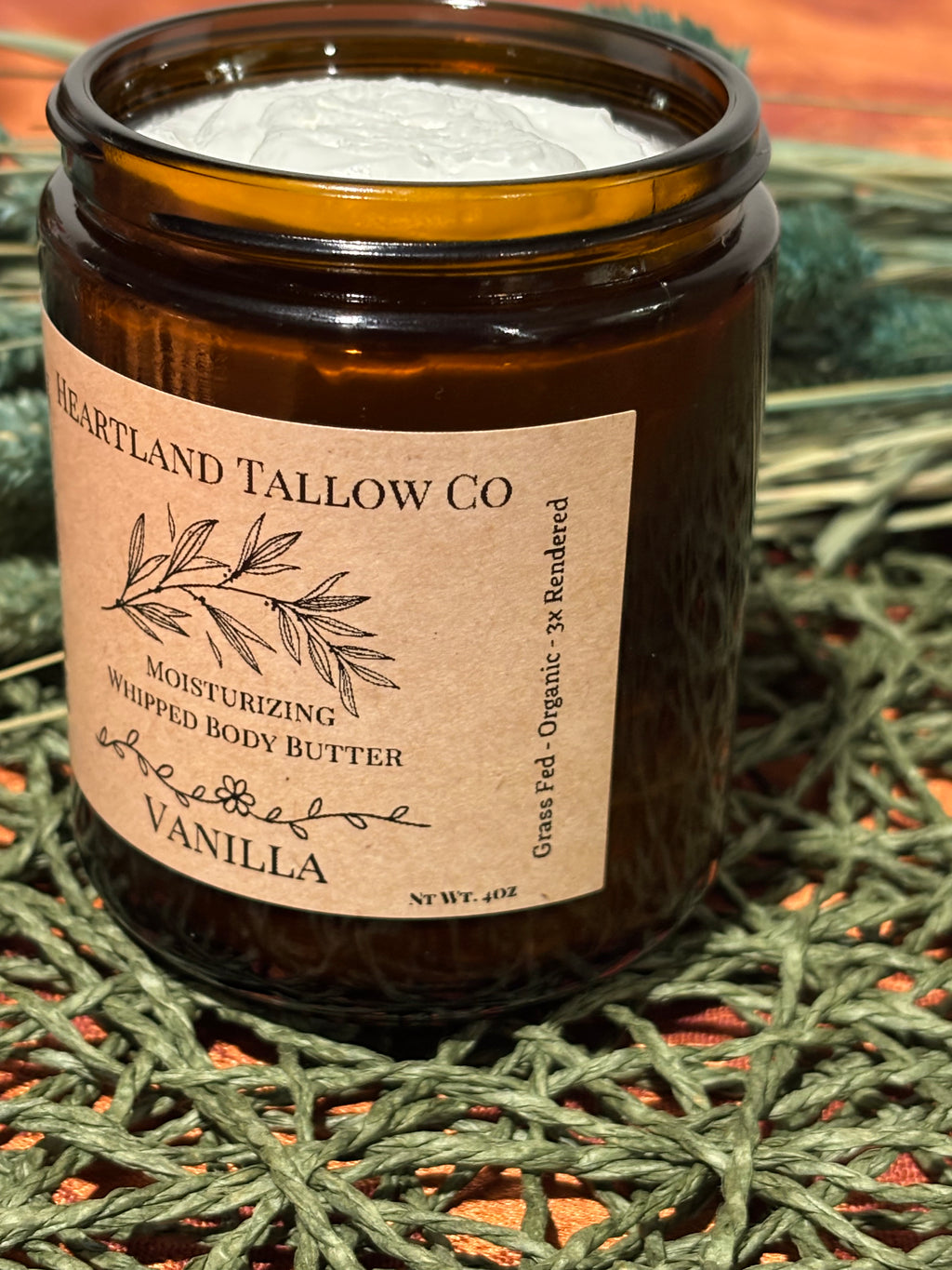 Vanilla Moisturizing Whipped Full Body Butter 5oz