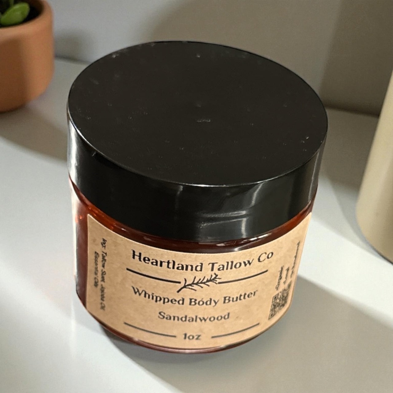Moisturizing Whipped Body Butter - Sandalwood - Travel 1oz